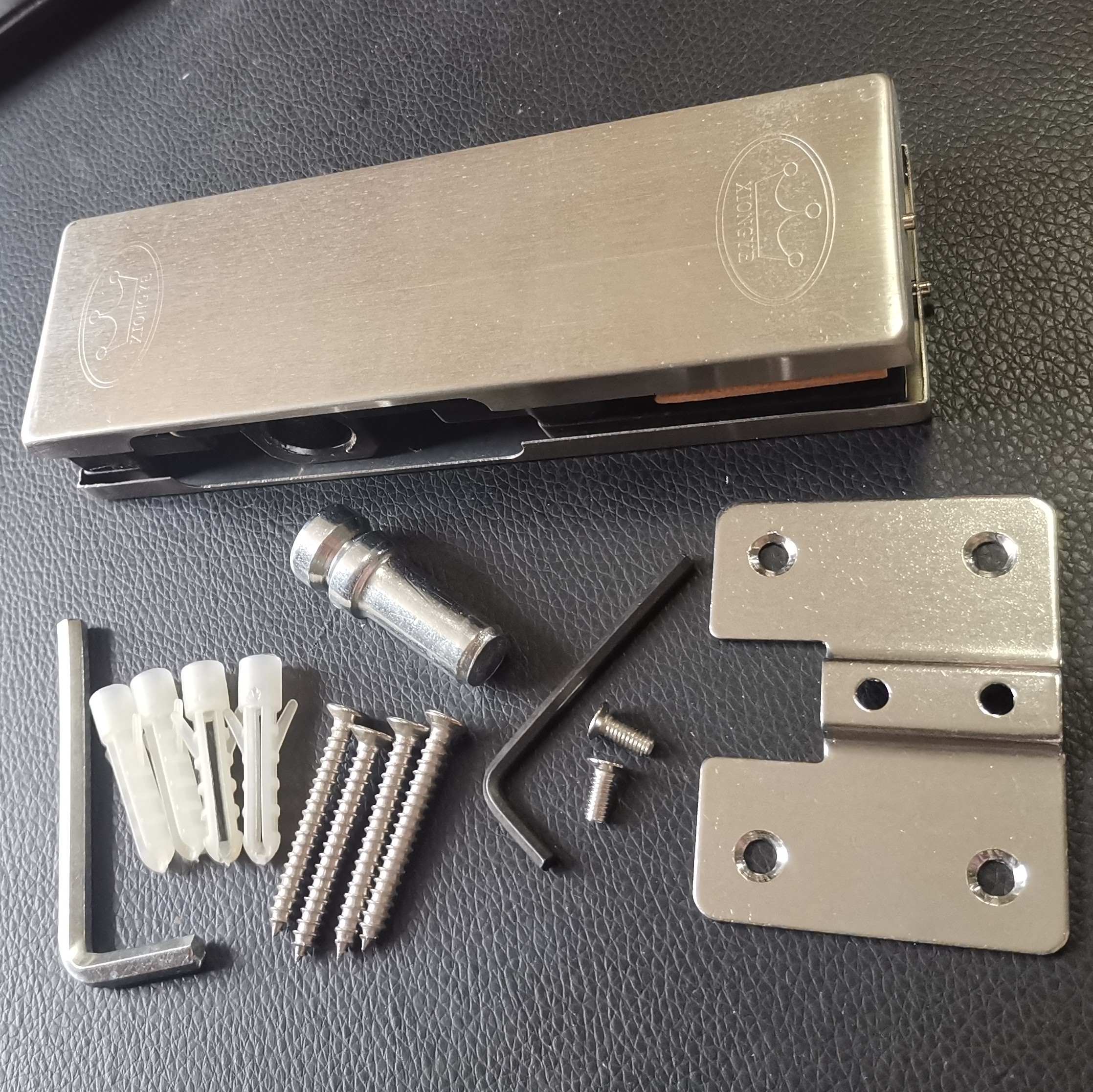 10-12mm no frame glass door accessories National Peugely spring door clip wall top clip top clip into wall-style wall clip on clip-Taobao