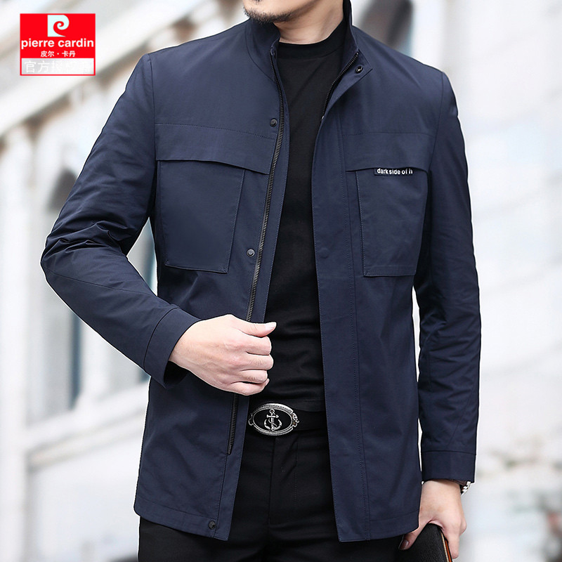 Pilkaden new middle-aged men's coat spring and autumn casual handsome dad outfit men's thin jacket top