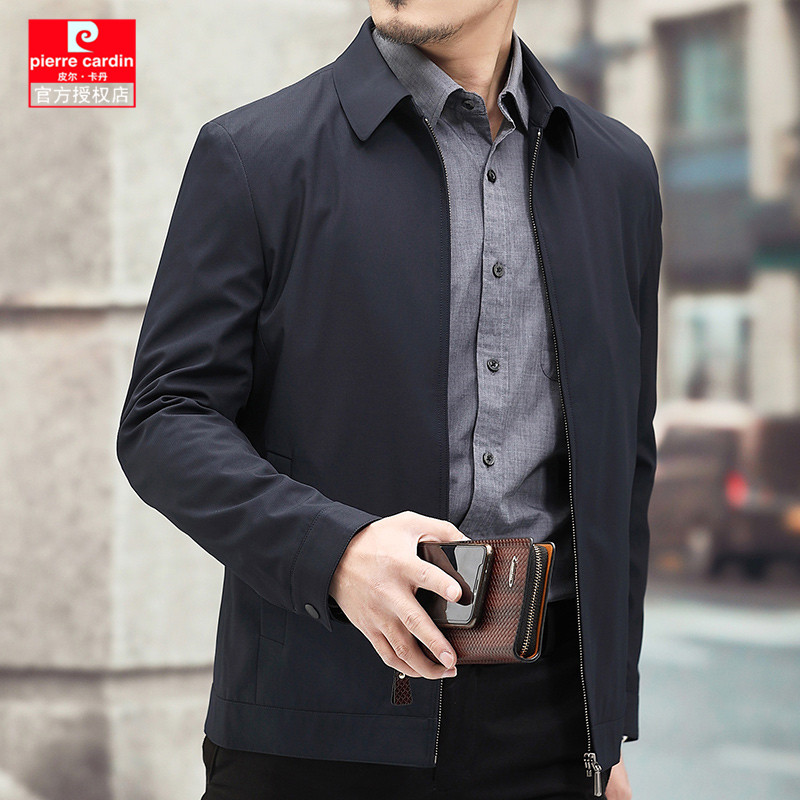 2020 new Peercarden middle-aged men's jacket Spring and autumn cash for casual handsome dads with male style loose blouses