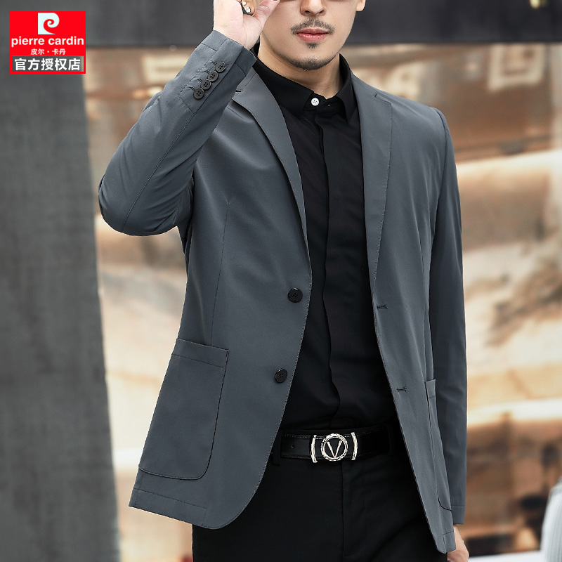 Pierre Cardin 2022 New Suit Spring Men's Business Casual Middle Aged Thin Blazer Single West Men