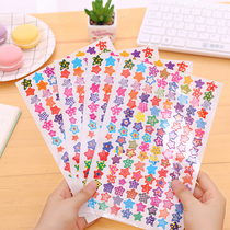 A variety of color Stars children reward stickers 100 bags 1cm small stars student encouraging stickers gifts