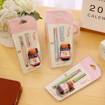 Hero Student Iridium Gold Pen Ink Composition Student Pen Suit Possum Fountain Pen with ink pen stationery