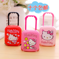 School gift children children creative stationery small gift prizes travel box trolley case shape eraser