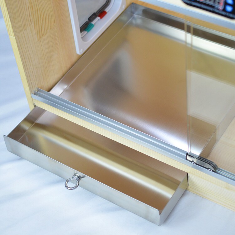 Reptile Box Drawer Custom Sink Stainless Steel Bathbasin Waterproof drawers Tortoise Box Waterproof mat Turtle Bottom Care Tray