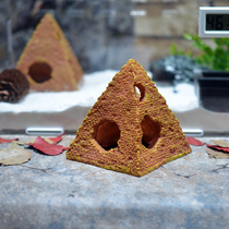 Reptile box Landscape dodging simulation pyramid Grass cylinder accessories Spider palace Aquarium dodging fish shrimp crab dodging house