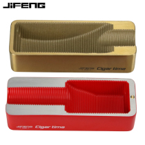 JIFENG cigar ashtray mini portable single slot aluminum alloy cigar ashtray living room office ash holder