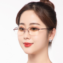 Presbyopia womens high-definition anti-blue glasses ultra-light comfortable eyes show young old old old eyes