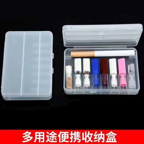 Пластиковый портативный мундштук, универсальная коробка для хранения