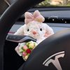 Rabbit Car Interior Decoration Gear Shift Knob Turn Signal Wiper Ornament Doll Cute and Fun 2026 New Model