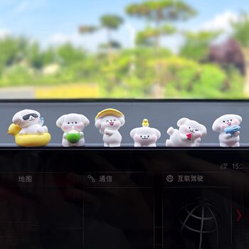 Cute and Fun Summer Puppy Car Interior Decoration Accessory for the Dashboard, 2026 Internet Celebrity New Model for Girls