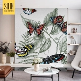 Цветочная бабочка ледяная фарфоровая нефритовая мозаика патоун