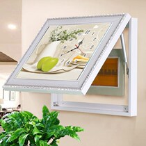 Free hole occlusion meter box decorative painting Push-pull with clock distribution box Electric switch box decorative painting Waterproof mirror 