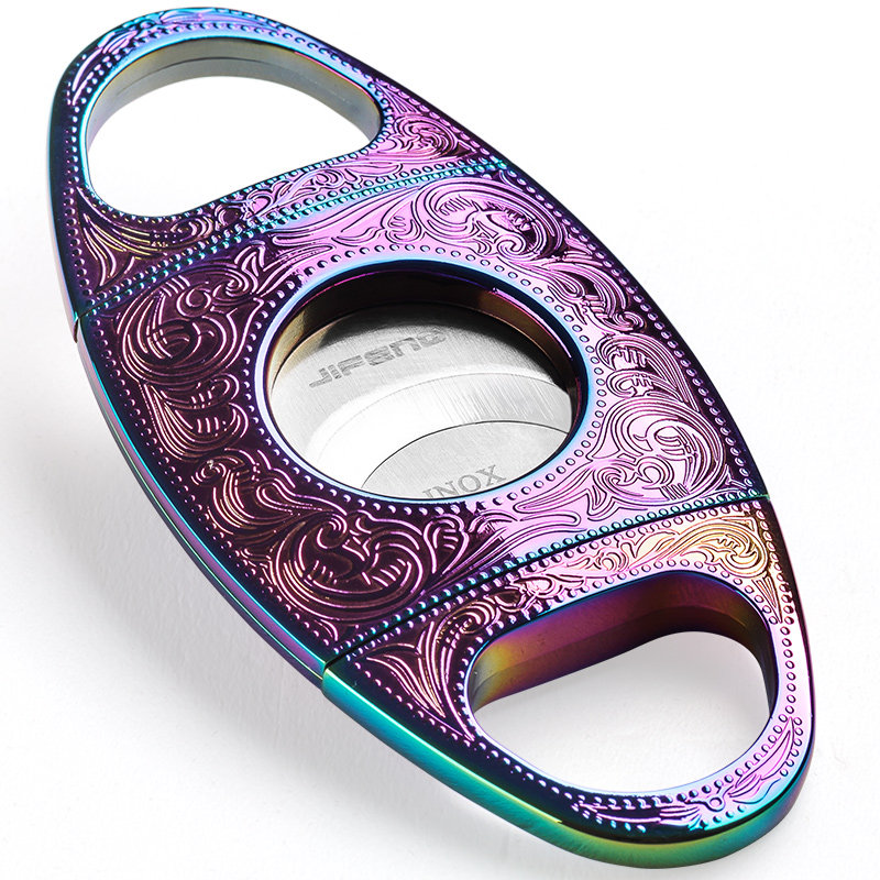 jiffeng Ji Wind cigar cut portable German Krupp Stainless Steel Sculpted Cigar Knife V Type Knife Portable