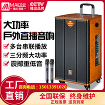 Manlong high-end outdoor K song audio high-power smart Bluetooth lever speaker square dance speaker heavy bass