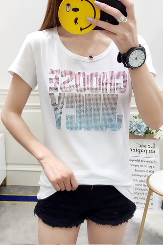 Приятная телу хлопковая футболка с коротким рукавом, 2021 года, облегающий крой