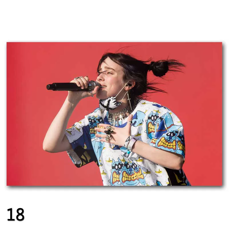 Постер Billie Eilish на Bilibili