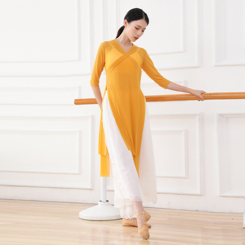 Dance Xinhai Xinhai Yuan Lian Clothing Model Show Literature Training Clothing Clothes Modern Dance Clothes