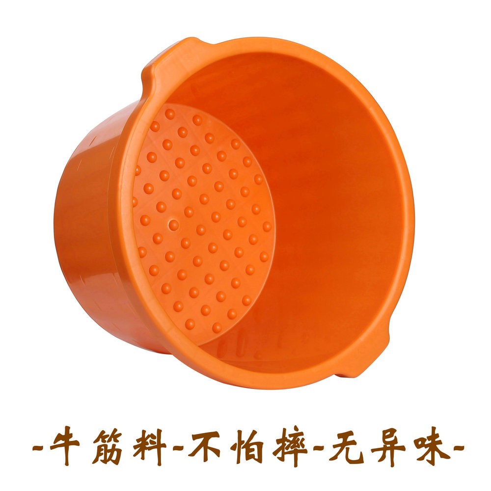 Plastic thickened beef tendon washbasin resistant to fall foot bath tub Home Bubble foot wash feet Foot Calf foot massage Shop