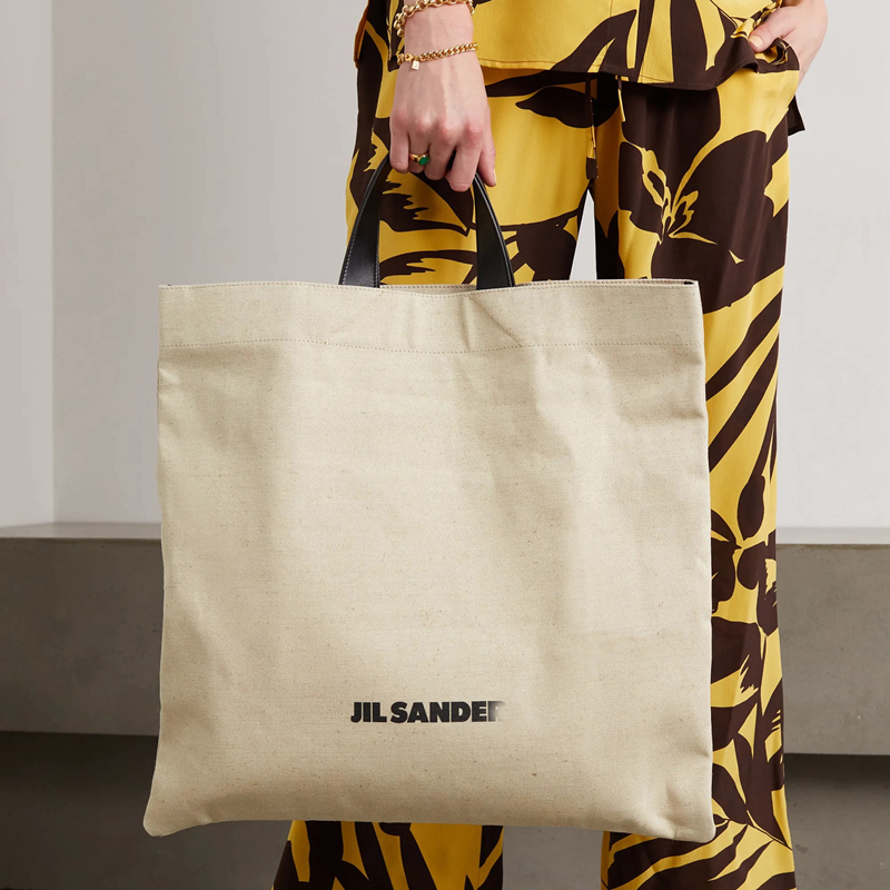 Cow goods JIL bag SANDE bag original spot canvas TOTE Tote shoulder portable environmental protection shopping bag