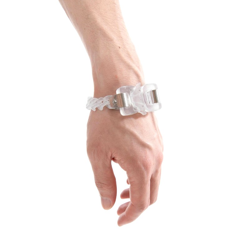 Original design ALYX bracelet for men and women 1017 9SM resin chain functional lock transparent bracelet