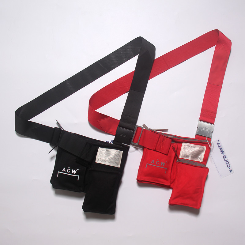 Original correct version spot buckle canvas shoulder bag Messenger bag men's and women's hip bag