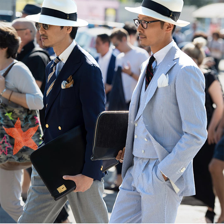 Classic Style Blazer Blazer British Retro Suit Double-breasted Slim Linen Casual Suit Men