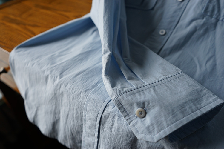 NickWooster retro dụng cụ áo sơ mi Mỹ nhiều túi mùa hè cotton dài tay áo sơ mi nam - Áo sơ mi công sở
