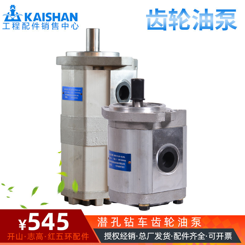 Open Hill Underhole Drill Gear Oil Pump Gearhead Gearhead Gearbox Red Five Ring Drill Rig Hydraulic Oil Pump