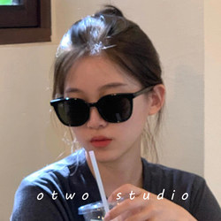 Big Face Slimming Look Gm Sunglasses Women's Retro High-End Sun Protection Polarized Sunglasses 2025 New Anti-Uv