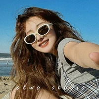 Белые солнцезащитные очки для путешествий в стиле хип-хоп, премиум класс, защита от ультрафиолета