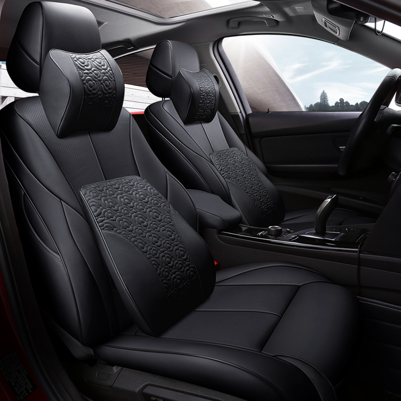 2019 car cushion leather Dongfeng Honda CRV seat cover Seat cushion cover universal full surround four seasons car supplies