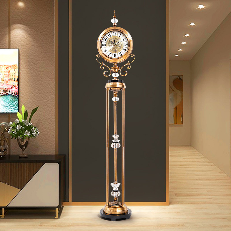 Light Extravagant Style Landing Bell Living Room Vertical Clock clock Atmosphere pendulum Home Fashion Sitting Bell Pendulum Modern-Taobao