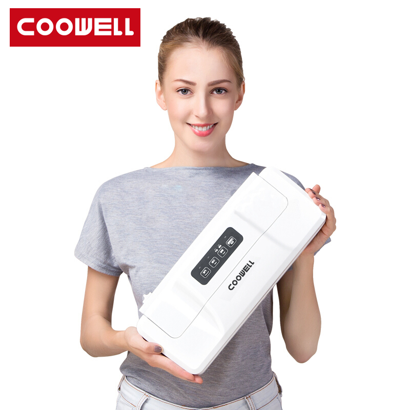 COOWELL vacuum packaging sealing machine small household food dry and wet two commercial plastic sealing and preservation