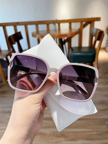 Модные белые солнцезащитные очки на солнечной энергии, защита от ультрафиолета, в корейском стиле, по фигуре