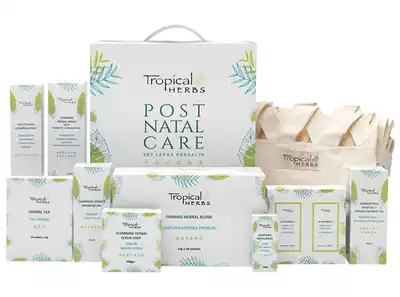 Malaysia Direct Mail Tropical Herbs Postpartum Care Supporting Ancient Faza Belly Set 11 Components