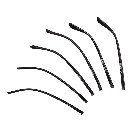 单牙双牙眼镜腿配件一对通用TR90眼镜框架塑胶料眼睛脚腿韩版维修