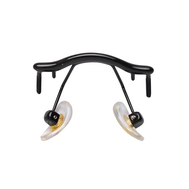 Double hole kart single hole sleeve frameless glasses nose mid beam