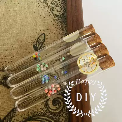 Japan Hiroshima tulip imported bead stitch fabric sewing glass bead needle candy color shape decorative needle