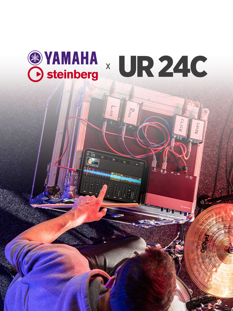 Steinberg YAMAHA Sound Card UR24C Professional arranger live instrument with recording equipment