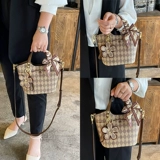 Модная универсальная сумка через плечо, Гонконг, из натуральной кожи, в корейском стиле, городской стиль