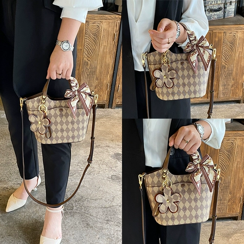 Модная универсальная сумка через плечо, Гонконг, из натуральной кожи, в корейском стиле, городской стиль