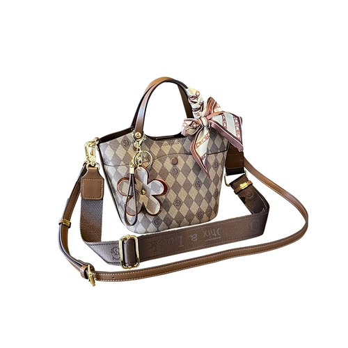 Модная универсальная сумка через плечо, Гонконг, из натуральной кожи, в корейском стиле, городской стиль