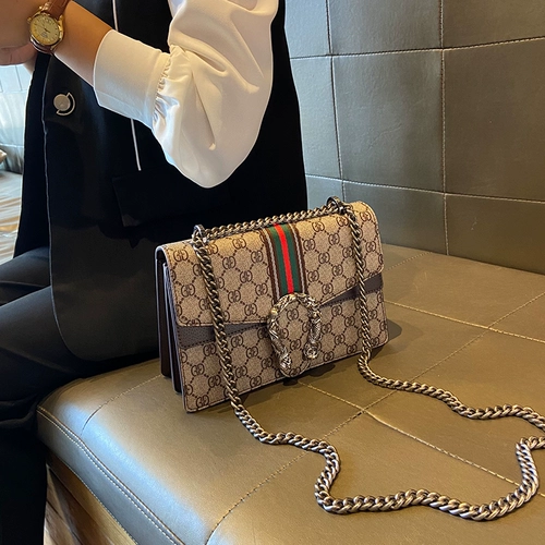 Сумка через плечо, цепь на цепочке, сумка для телефона, из натуральной кожи, 2023, в корейском стиле