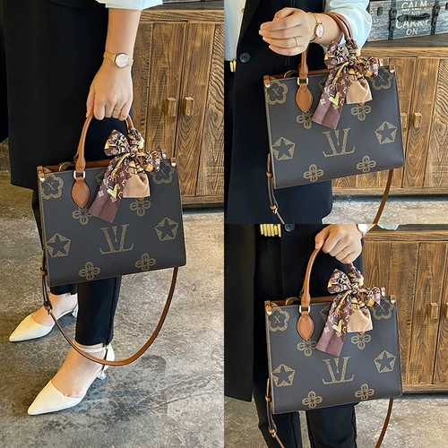 Вместительная и большая сумка через плечо, из натуральной кожи, в корейском стиле, премиум класс