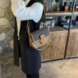 Сумка через плечо, универсальная цепь, из натуральной кожи, в корейском стиле, премиум класс