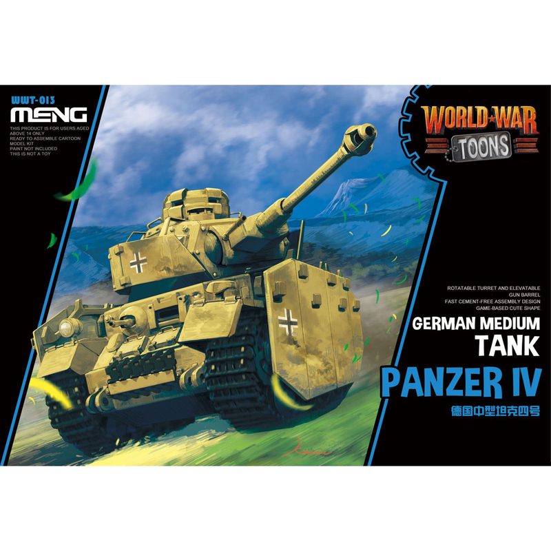 Meng Wwt-013 Q Version Assembly Model Iv Medium Tank