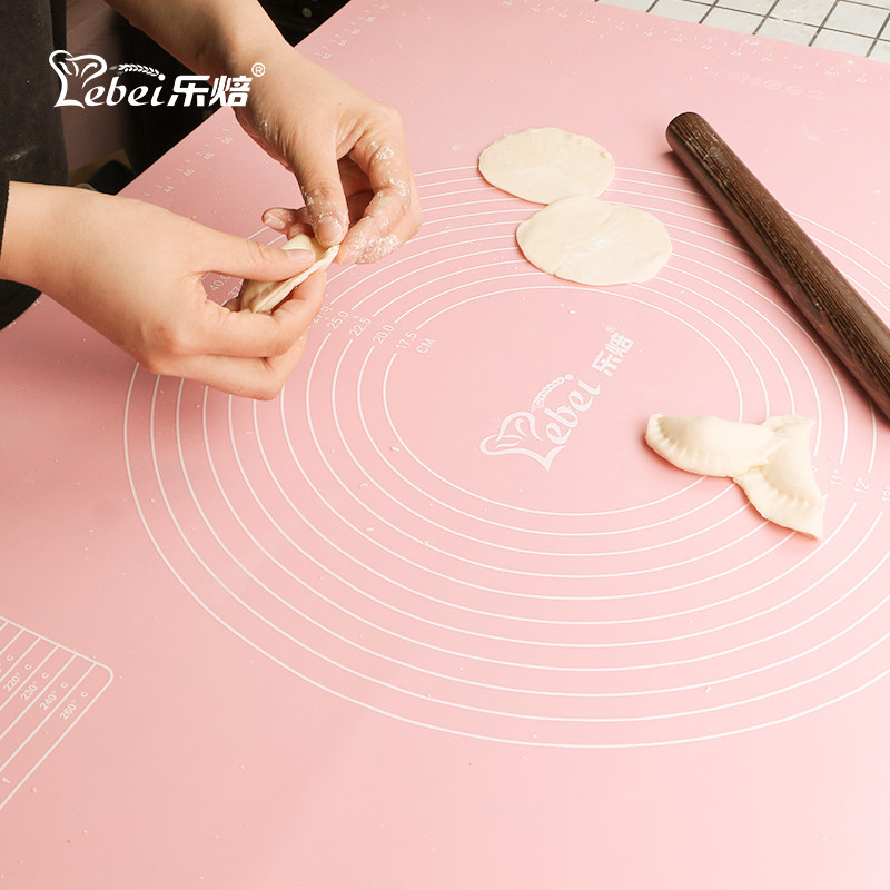 Lebak thickened silicone kneading pad home silicone pad food grade and face pad and panel rolling pad case plate plastic