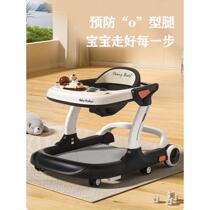 Baby multifunctional walker baby walker stroller anti-fall child anti-rollover height adjustable anti-O-shaped legs