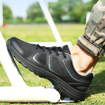 International Wah New Fitness Training Shoes Super Light Work Training Shoes Men Running Shoes Mens Breathable Black Sports Summer Black Low Gang