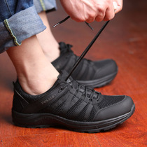 Men Shoes Sneakers 2020 New Summer Net Face Breathable Military Shoes Running Shoes Man Tide Shoes Training Shoes Black Spring Autumn